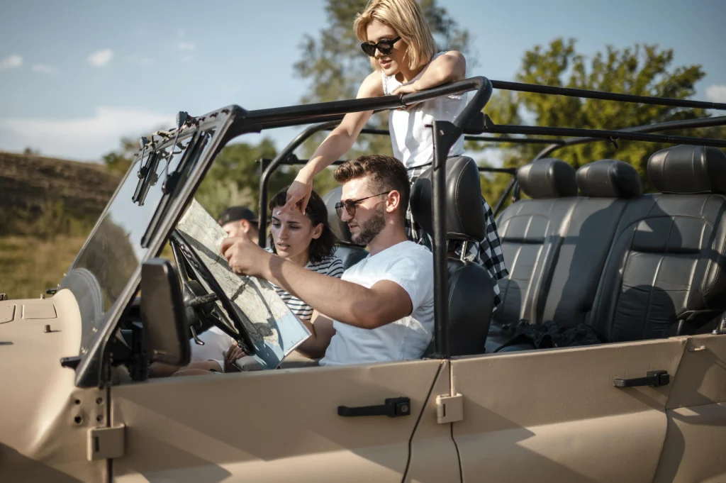 famille en buggy