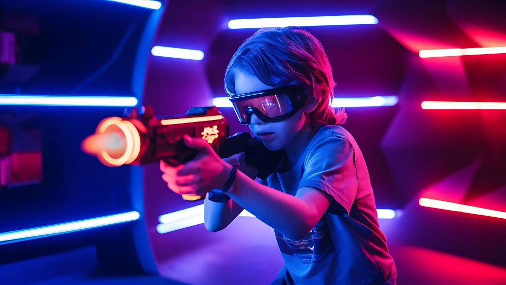 durée d'une partie de laser game