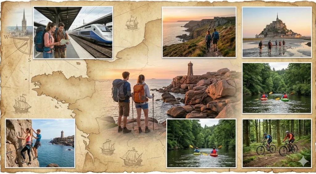 Sur cette image tu as mis des lettres en haut a gauche de chaque photo. Je veux que tu les efface. Efface ausssi Pays de le Loire, Brittany et Normandy. Je ne veux aucun texte.