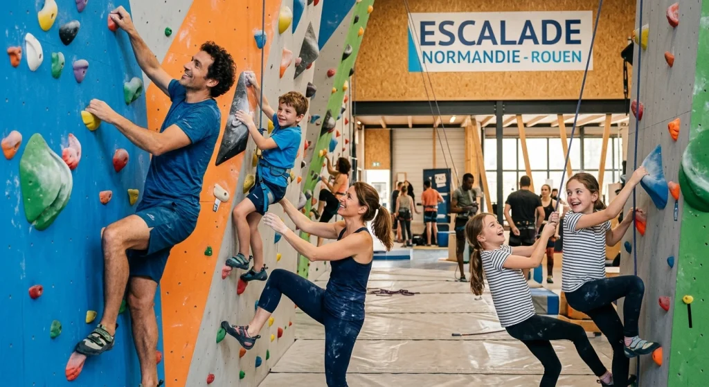 Activité indoor escalade