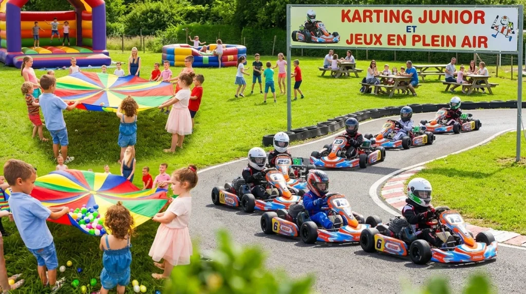 Karting junior et jeux en plein air